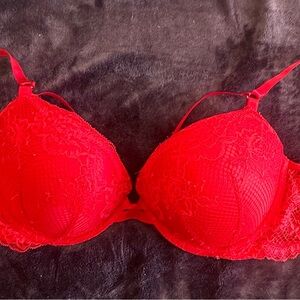 36D Red Lace Bra